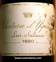 Chateau d'Yquem 1880