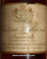 Chateau Suduiraut 1949