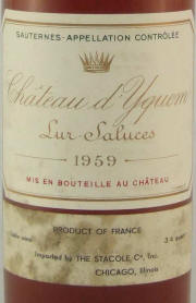 Chateau d'Yquem 1959