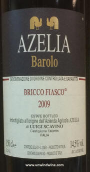 Azelia Luigi Scavino Bricco Fiasco Barolo 2009 Magnum