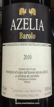 Azelia Scavino Barolo 2010