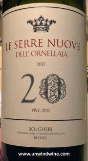 Dell'Ornellaia Le Serre Nuove 2017