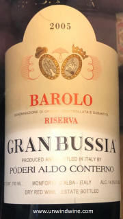 Poderi Aldo Conterno Barolo Riserva Granbussia 2005