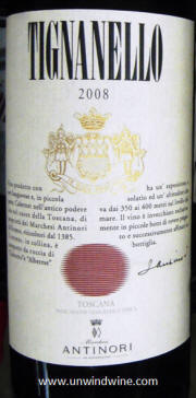 Antinori Tignanello 2008