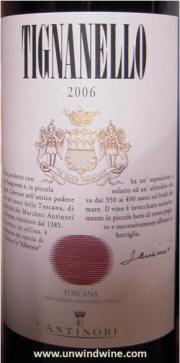 Antinori Tignanello 2006