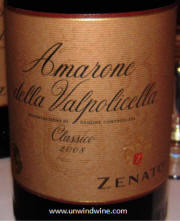 Zenato Amarone della Valpolcilla Classico 2008