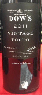 Dow's Vintage Port 2011