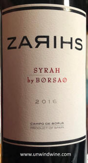 Borsao Zarihs Syrah 2016