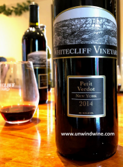 Whitecliff Vineyards New York Petit Verdot 2014