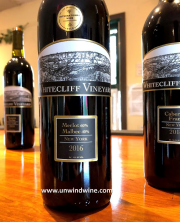 Whitecliff Vineyards New York Merlot Malbec 2016