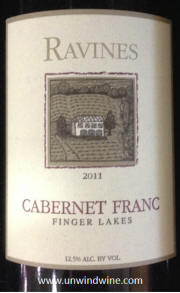 Ravines Finger Lakes Cabernet Franc 2011