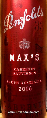 Penfold's Max's Cabernet Sauvignon 2016