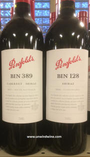 Penfold's Bin 389 2011 - Bin 128 2010