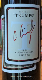 Charles Cimicky 'Trumps' Barossa Valley Shiraz 2013