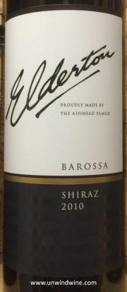 Elderton Barossa Valley Shiraz 2010