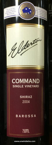 Elderton Command Shiraz 2004