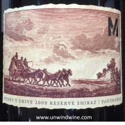 Henry's Drive Padthaway Shiraz Reserve 2009 Label