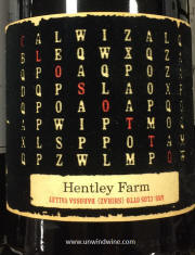 Hentley Farm Clos Otto Barossa Valley Shiraz