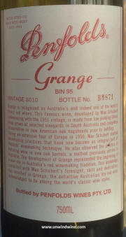 Penfold's Grange 2010