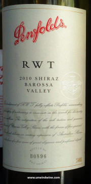 Penfold's Shiraz RWT 2010