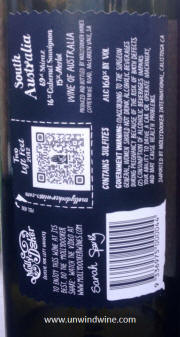 Mollydooker Two Left Feet 2012 - Rear Label