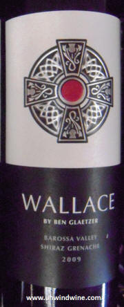 Ben Glaetzer Wallace Barossa Valley Grenache Shiraz 2009 