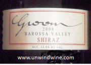 Groom Barossa Valley Shiraz 2008