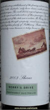 Henry's Drive Shiraz 2004