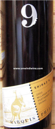 Marquis Phillips 9 McLaren Vale Shiraz 2003