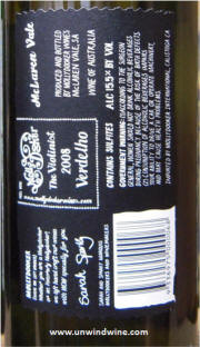 Mollydooker The Violinist Verdelho 2008