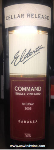 Elderton Command Shiraz 2005