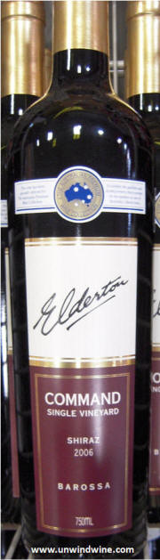 Elderton Command Shiraz 2006