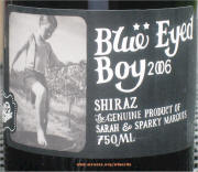 Mollydooker Blue Eye'd Boy 2006 on McNees.org/winesite