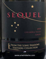 Long Shadows Columbia Valley Syrah 2016 label