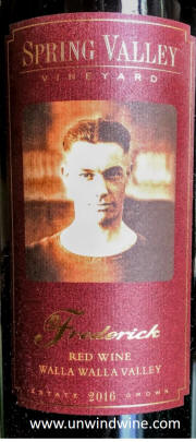 Spring Valley Vineyards Frederick Walla Walla Red Wine 2016