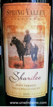 Spring Valley Vineyard Sharilee Petit Verdot 2013