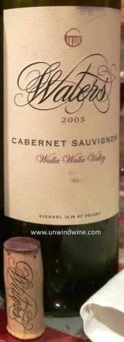 Waters Walla Walla Valley Cabernet Sauvignon 2005