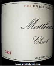 Matthews Columbia Valley Claret 2004