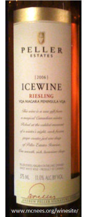 Peller Estate Niagara Riesling Icewine 2006