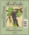 Chambourcin label