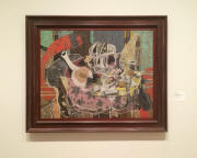 Still Life with Fruits and Stringed Instrument - George Braque - 1938