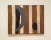 MR Artist Robert Motherwell - Wall Painting with Stripes - 1944