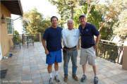 Mike Lamborn of Lamborn Family Vineyards with AJ and Bill 