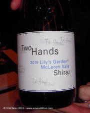 Two Hands Lily's Garden McLaren Vale Shiraz 2010